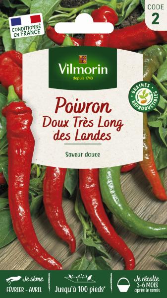 Potagères - Poivron Doux Long des Landes - PACKAGING_RECTO